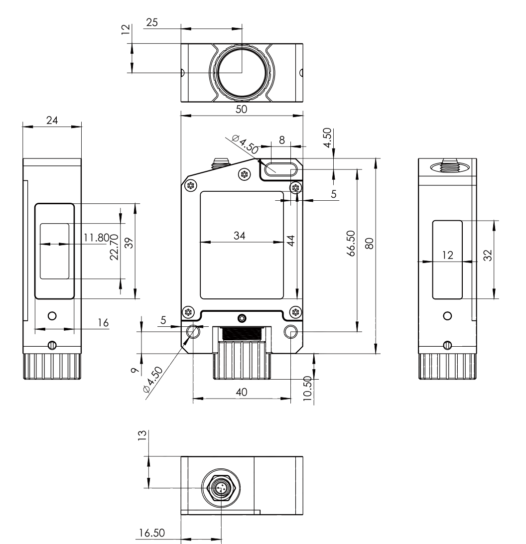 MVH 产品轮廓及尺寸图