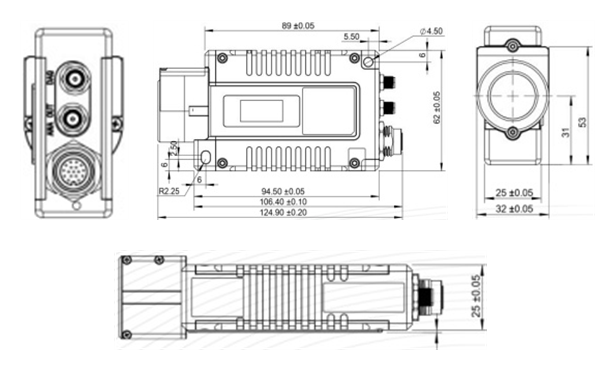 MotionFlex 产品轮廓及尺寸
